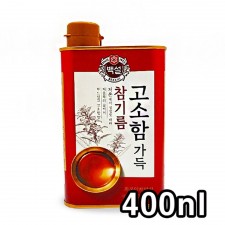 부드럽고 고소함 가득한 백설 참기름 400ml