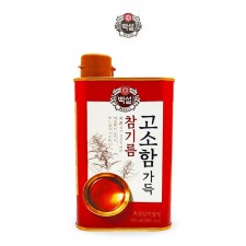 백설 고소함가득 캔 참기름400ml/각종반찬양념/지름장