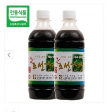 뽕잎추출액 국산콩 전남조선간장 900ml-2개