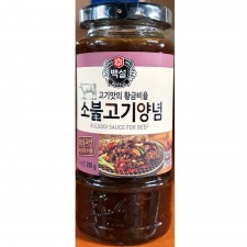 소불고기 양념 백설 290g x4개 고기 액상 소스 식당