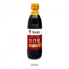 청정원 햇살담은 두번달인 진간장 골드 500ml 요리