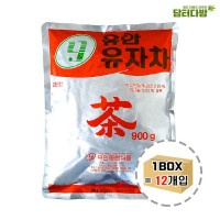 유안 자판기용 유자차 900g 1BOX (12개입) / 분말차