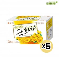 담터 맑고 은은한 향 국화차 20티백 X5