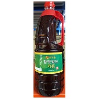 참맛기름 진솔 1.8L 업소용 참기름 조미 기름 식당