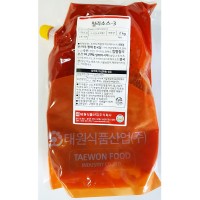 업소용 식당 음식점 매장 식자재 재료 칠리소스3 2kg