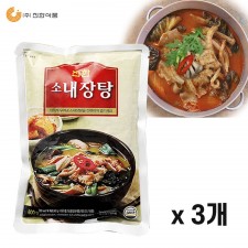 진한식품 소내장탕 600g 3개