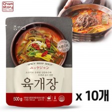 참스토리 육개장 500g 10개