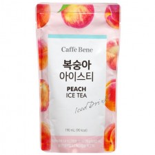 카페베네 복숭아 아이스티 파우치 190ml