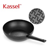 [Kassel] 카셀 블랙 엠보 IH 인덕션 궁중팬 28cm