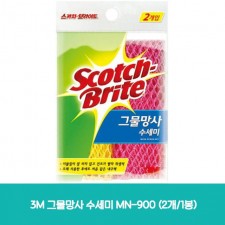 3M 그물망사 수세미 MN-900 (2개/1봉)