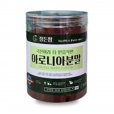 아로니아분말 국산 220g 이중밀폐통 열풍건조 정든팜