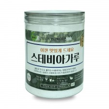 스테비아 350g 이중밀폐통 정든팜 스테비아가루 분말